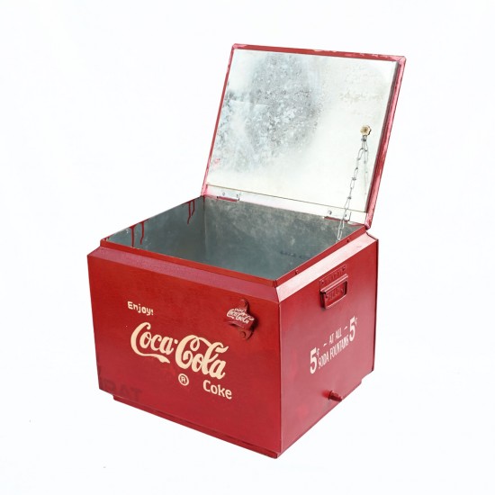 Retro Coca-Cola cool box for bar décor and interiors