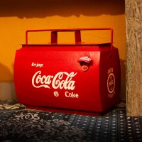 Coca-Cola cool retro box 14 inch vintage storage trunk