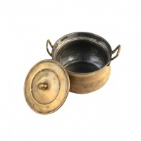 Traditional Handcrafted Brass Handi - Medium Traditional Handcrafted Brass Handi - Medium