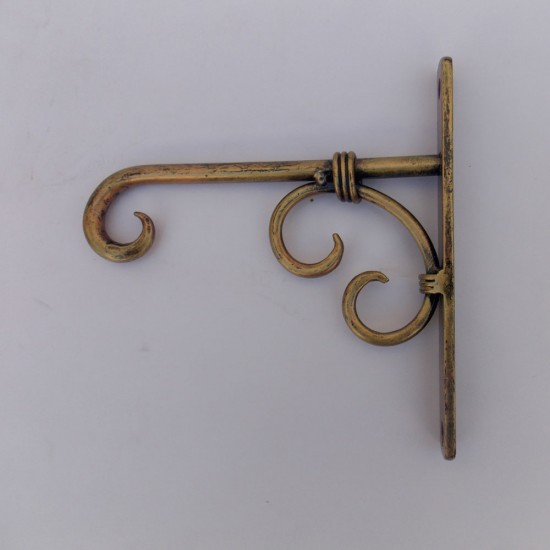 Iron Wall Bracket - Antique Golden 