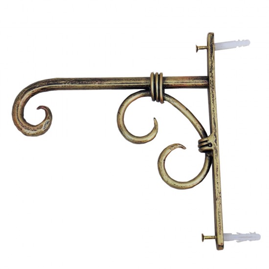 Iron Wall Bracket - Antique Golden 