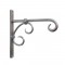 Iron Wall Bracket - Antique Silver - To Hang Lantern or Decorative Accessory