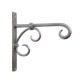 Iron Wall Bracket - Antique Silver - To Hang Lantern or Decorative Accessory Iron Wall Bracket - Antique Silver - To Hang Lantern or Decorative Accessory