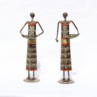 Nomadic Women on Work Artifact - Set of Two (Brown)