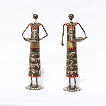 Nomadic Women on Work Artifact - Set of Two (Brown)