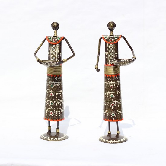 Nomadic Women on Work Artifact - Set of Two (Brown)