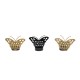 Sparkling Butterfly T-Light Holders (Set of Three) Sparkling Butterfly T-Light Holders (Set of Three)