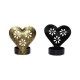 Beaming Heart T-Light Holders (Pair of Two) 