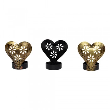 Beaming Heart T-Light Holders (Set of Three) 