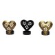 Beaming Heart T-Light Holders (Set of Three) Beaming Heart T-Light Holders (Set of Three)