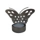 Butterfly Tealight Holder Silver Finish - 3 Butterfly Tealight Holder Silver Finish - 3