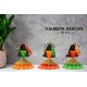 Kalbeliya Women Dancers on Swing Figurine - Set Of Three