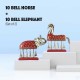 Elephant and Horse with Metal Bells (Set of Two) Elephant and Horse with Metal Bells (Set of Two)