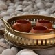 Iron Round Tray Platter in Brass Finish Dia 12 inch Iron Round Tray Platter in Brass Finish Dia 12 inch