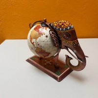 Painted Elephant Globe