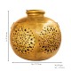 Round matka floor lantern or decorative vase Dia 27 inches