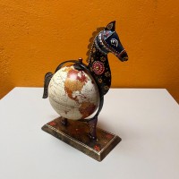 Painted Horse Globe
