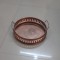 Iron Round  Tray Platter in Copper Finish Dia 10 inch