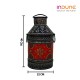 Iron Milk Can Fine Painted - Orange Iron Milk Can Fine Painted - Orange