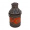 Iron Milk Can Fine Painted - Orange  