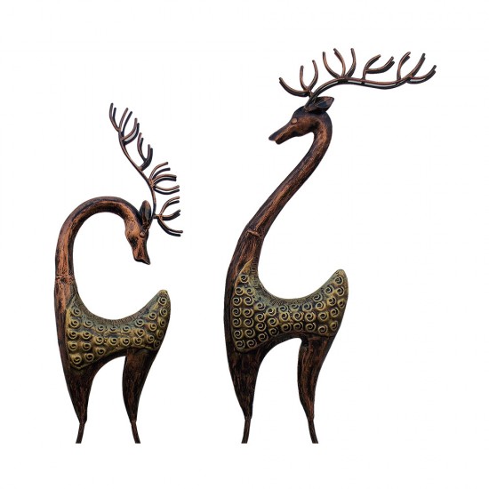 Standing Deer - BarahSingha - Set of Two