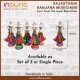 Rajasthani Banjara Musicians with Tribal Musical Instruments - Set of 5 Rajasthani Banjara Musicians with Tribal Musical Instruments - Set of 5