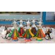 Rajasthani Banjara Musicians with Tribal Musical Instruments - Set of 5 Rajasthani Banjara Musicians with Tribal Musical Instruments - Set of 5