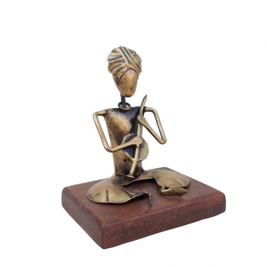 Fine Musician on Wooden Base - Tamboora 