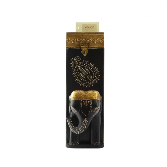 Painted Elephant Bottle Case