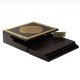 Flap Openable Wooden Box - for Office Utilities, Jewellery or Knick Knacks