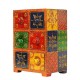 Hand Painted Mini Chest of 6 Drawers Hand Painted Mini Chest of 6 Drawers