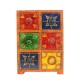 Hand Painted Mini Chest of 6 Drawers Hand Painted Mini Chest of 6 Drawers