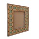 Mirror Frame- Rectangular Distressed Green Wooden Chokdi Frame 