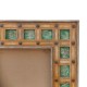 Mirror Frame- Rectangular Distressed Green Wooden Chokdi Frame 