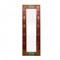 Distress Painted Wooden Dressing Mirror Frame - Antique Brass Artwork