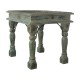 Table Carved Multicolored Distress Table Carved Multicolored Distress