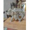 Distrssed White Wooden Elephant