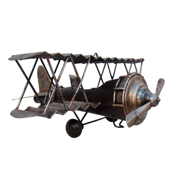 Aircraft -Wright Brothers Iron Antique Copper Finished Aircraft -Wright Brothers Iron Antique Copper Finished