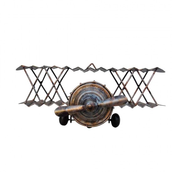 Aircraft -Wright Brothers Iron Antique Copper Finished Aircraft -Wright Brothers Iron Antique Copper Finished