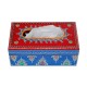 Wooden Hand-Painted Tissue Box Wooden Hand-Painted Tissue Box