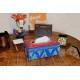 Wooden Hand-Painted Tissue Box Wooden Hand-Painted Tissue Box