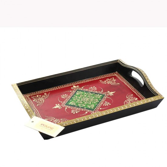 Wooden Tray - Hand Painted Wooden Tray - Hand Painted