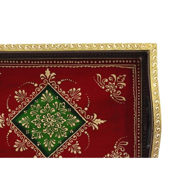 Wooden Tray - Hand Painted (Medium) Wooden Tray - Hand Painted (Medium)