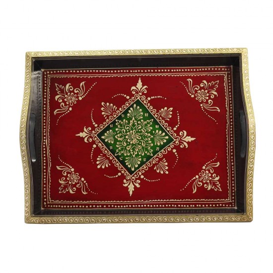 Wooden Tray - Hand Painted (Medium) Wooden Tray - Hand Painted (Medium)