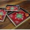 Wooden Tray - Hand Painted (Set of Three)