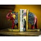 Wooden Hand Painted Elephant Book End Set Wooden Hand Painted Elephant Book End Set