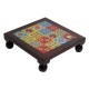 Square Wooden Tile Art Chorang- Pooja Chowki 10 x 10 Inches Square Wooden Tile Art Chorang- Pooja Chowki 10 x 10 Inches