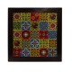Square Wooden Tile Art Chorang- Pooja Chowki - 12 x 12 Inches Square Wooden Tile Art Chorang- Pooja Chowki - 12 x 12 Inches