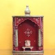 Wooden Mandir - Hand Painted Wooden Mandir - Hand Painted