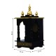 Wooden Mandir - Polished, Brass Art Wooden Mandir - Polished, Brass Art